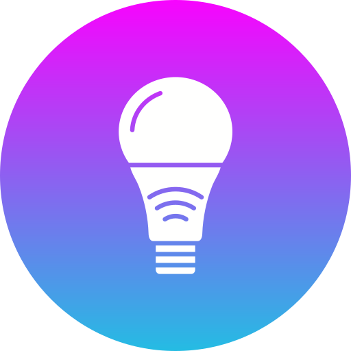 intelligentes licht Generic Flat Gradient icon