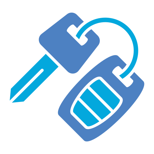 Smart key Generic Blue icon