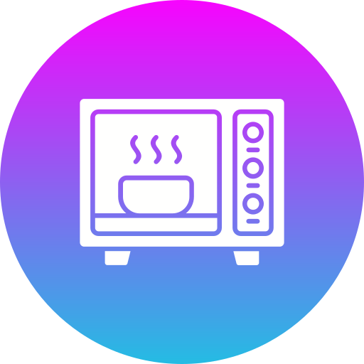 Microwave Generic Flat Gradient icon