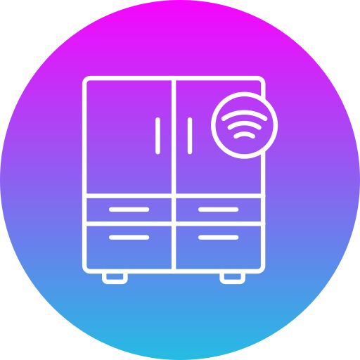 Smart fridge Generic Flat Gradient icon