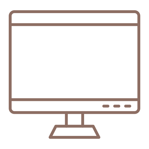 monitor Generic Simple Colors icon