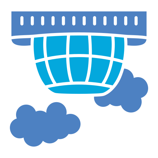 Smoke detector Generic Blue icon