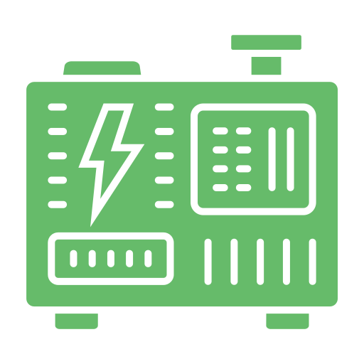 elektrische generator Generic Flat icoon