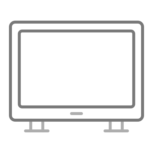 スマートテレビ Generic Grey icon