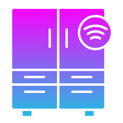 Smart fridge Generic Flat Gradient icon