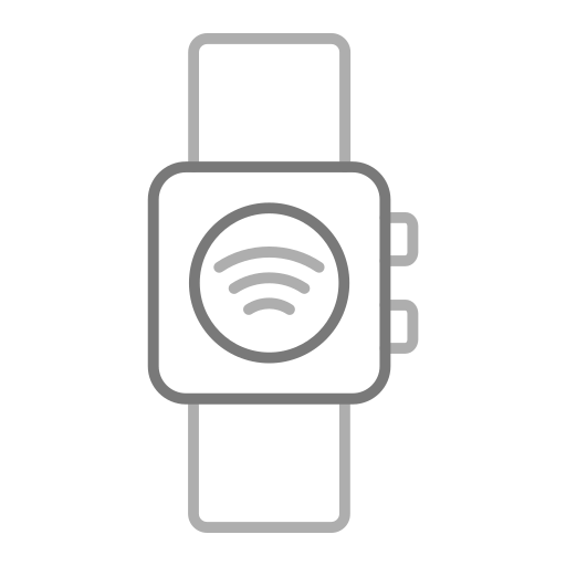 smartwatch Generic Grey icoon