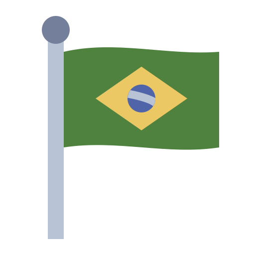 brasilien flagge Generic Flat icon