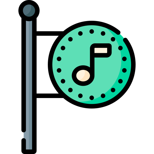 音楽 Special Lineal color icon