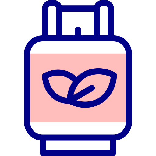 Biogas Detailed Mixed Lineal color icon