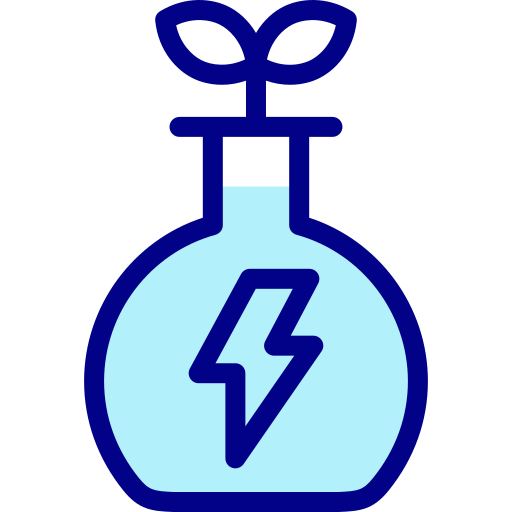 Flask Detailed Mixed Lineal color icon
