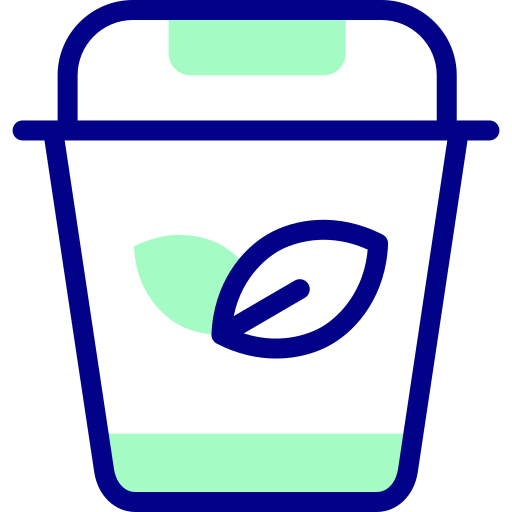 Recycle bin Detailed Mixed Lineal color icon