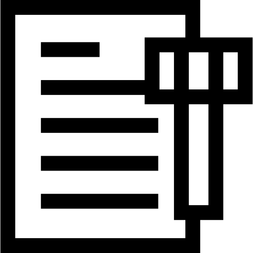 uitspraak Basic Straight Lineal icoon