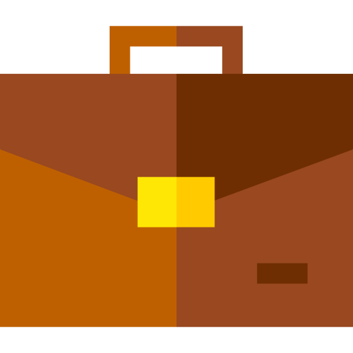 Briefcase Basic Straight Flat icon