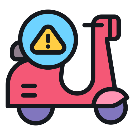 Scooter Generic Outline Color icon