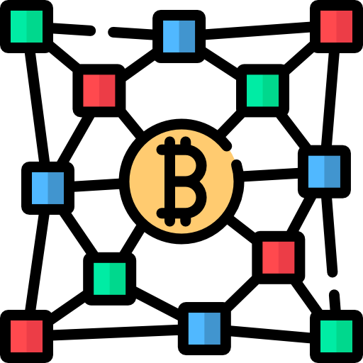 blockchain Special Lineal color icono
