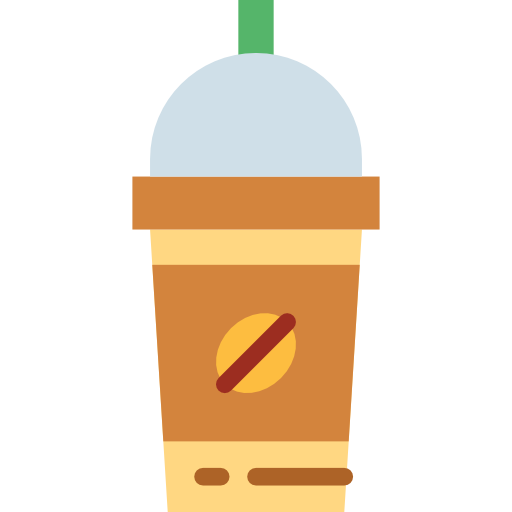 아이스 커피 Smalllikeart Flat icon