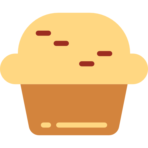 muffin Smalllikeart Flat icon