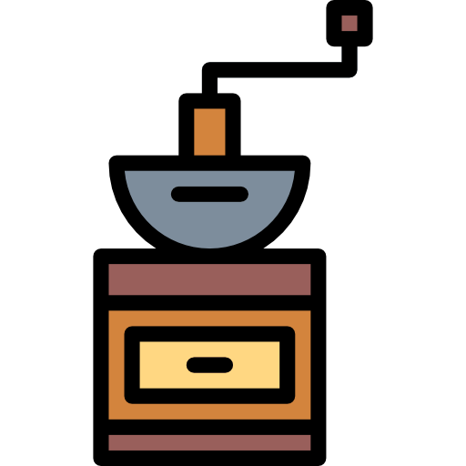 molinillo de cafe Smalllikeart Lineal Color icono