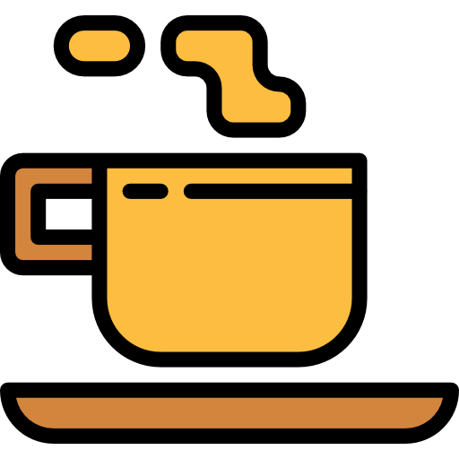 Coffee Smalllikeart Lineal Color icon