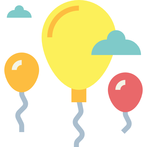 balony Smalllikeart Flat ikona