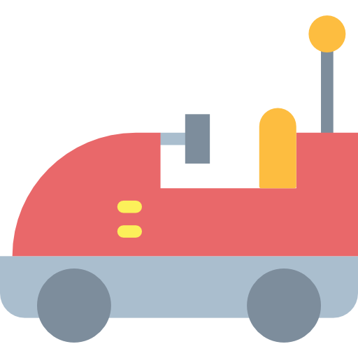 Bumper car Smalllikeart Flat icon