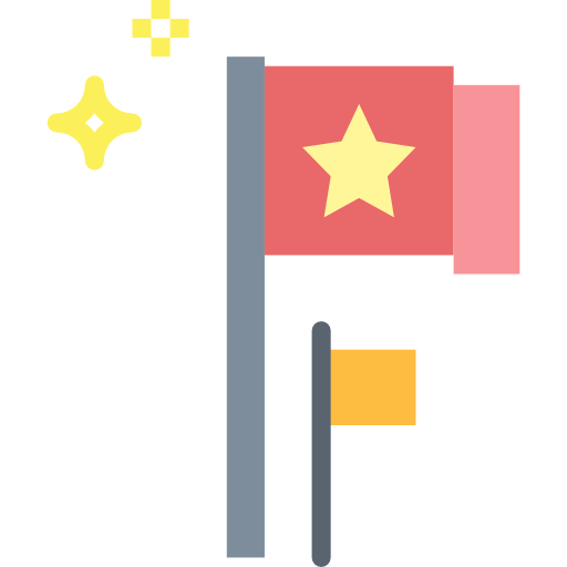 vlag Smalllikeart Flat icoon