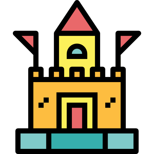 castillo Smalllikeart Lineal Color icono