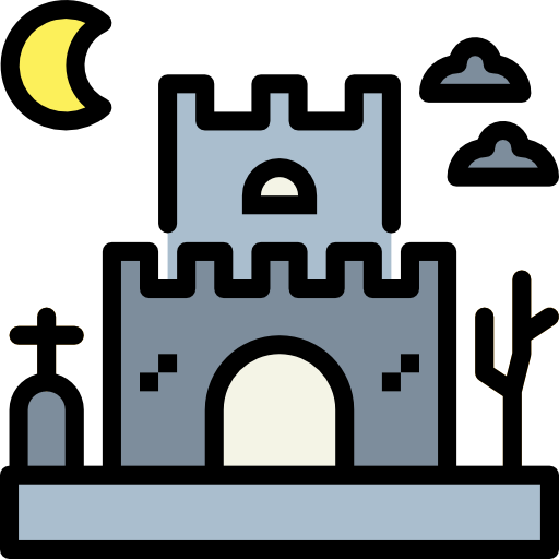 kasteel Smalllikeart Lineal Color icoon