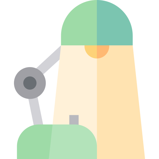 lámpara de escritorio Basic Straight Flat icono