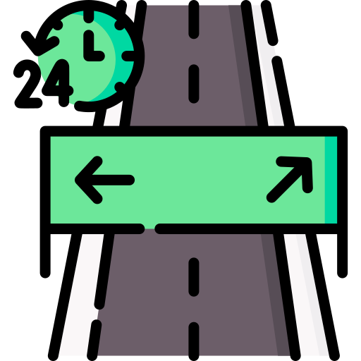 carretera de peaje Special Lineal color icono