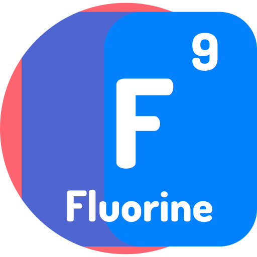 flúor Detailed Flat Circular Flat icono