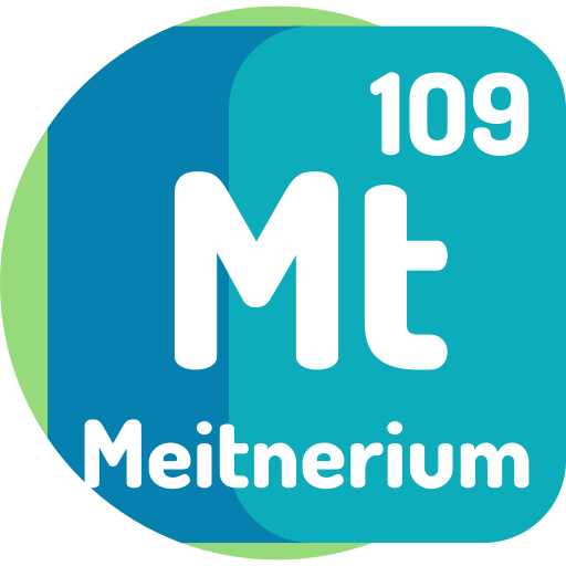 meitnerium Detailed Flat Circular Flat icoon