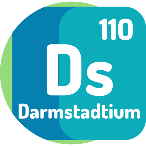 darmstadtium Detailed Flat Circular Flat Icône