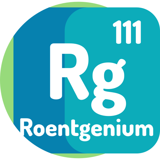roentgenium Detailed Flat Circular Flat Icône