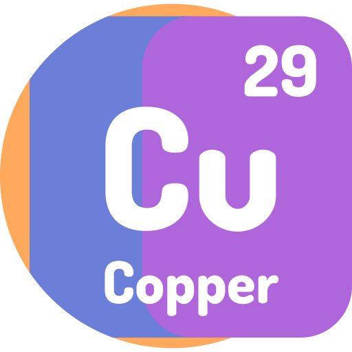 cobre Detailed Flat Circular Flat icono