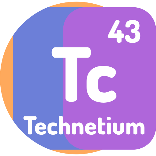 technétium Detailed Flat Circular Flat Icône