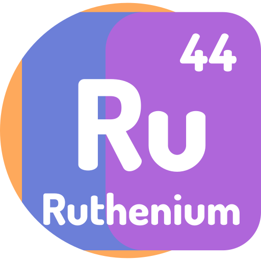 ruthenium Detailed Flat Circular Flat icoon
