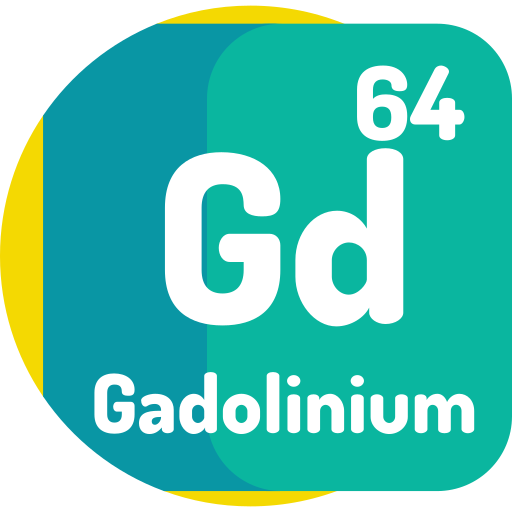 gadolinium Detailed Flat Circular Flat Icône