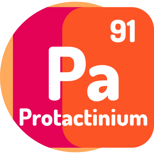 protactinium Detailed Flat Circular Flat Icône