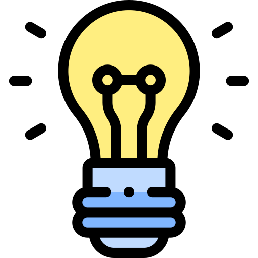 Bulb Detailed Rounded Lineal color icon