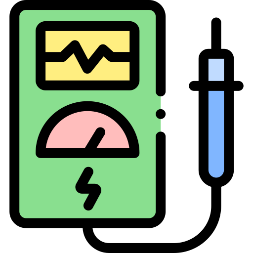 Voltage Detailed Rounded Lineal color icon