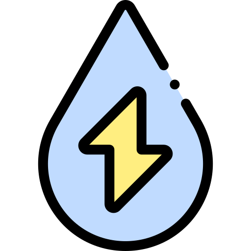 water Detailed Rounded Lineal color icon