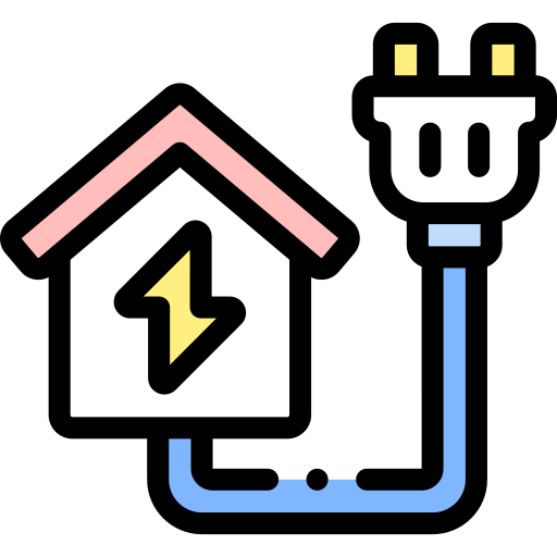 house Detailed Rounded Lineal color icon