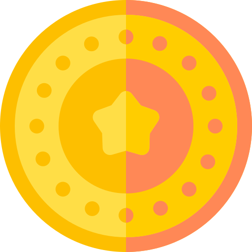 Coin Basic Rounded Flat icon