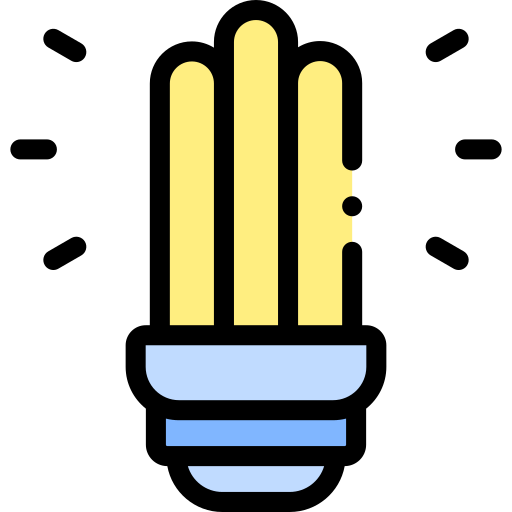 Bulb Detailed Rounded Lineal color icon