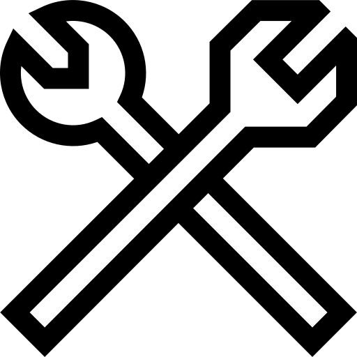 hulpmiddelen Basic Straight Lineal icoon