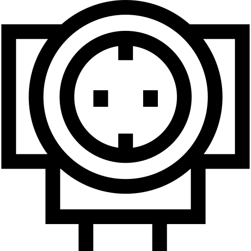 adapter Basic Straight Lineal ikona