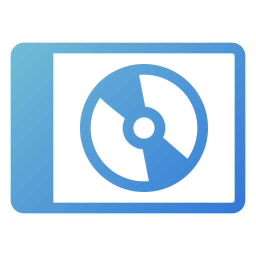 Compact disk Generic Flat Gradient icon