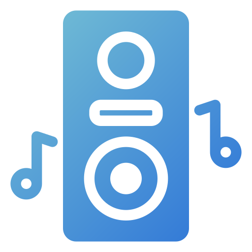 Speaker Generic Flat Gradient icon