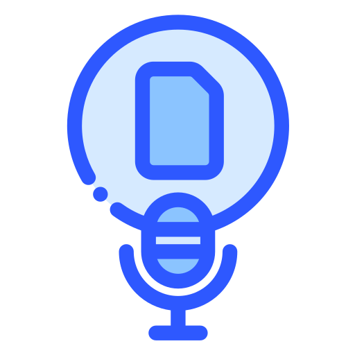 Podcast Generic Blue icon